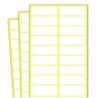 Targhette bianche adesive 10x5 cm 30 pz | Starclean