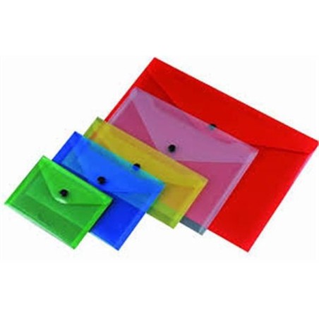 Busta con bottone A5 ass. 5 pz | Starclean