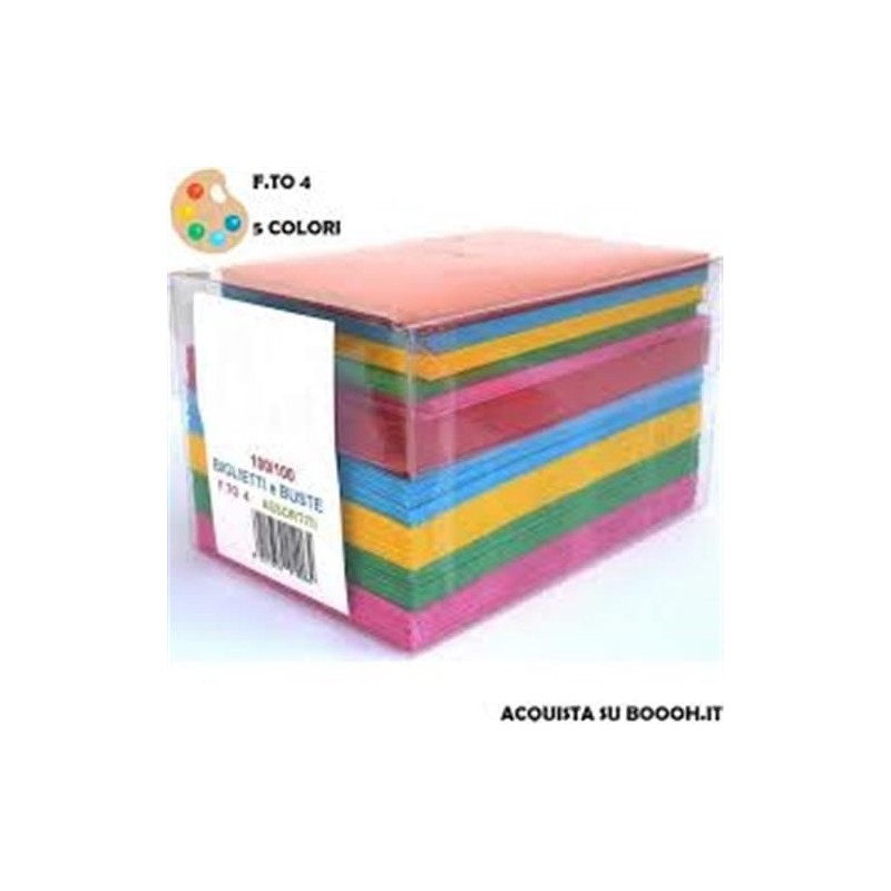 Buste E biglietto colori forti fto9 | Starclean