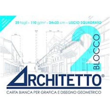Blocco architetto F2 riquadrato 24x33 | Starclean