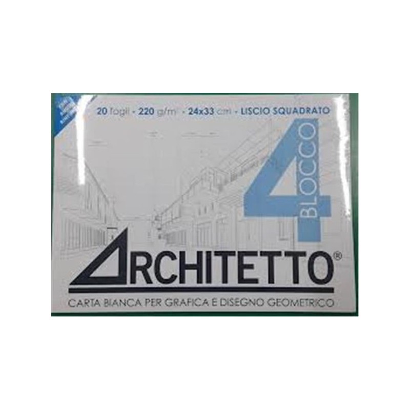 Blocco architetto F4 riquadrato 24x33 | Starclean