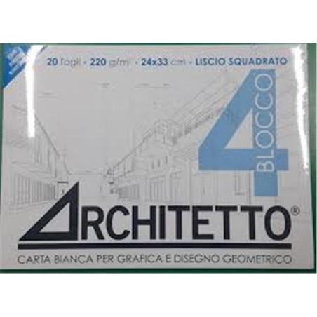 Blocco architetto F4 riquadrato 24x33 | Starclean