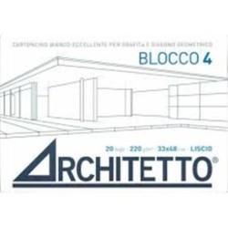 Blocco architetto F4 liscio 24x33 | Starclean