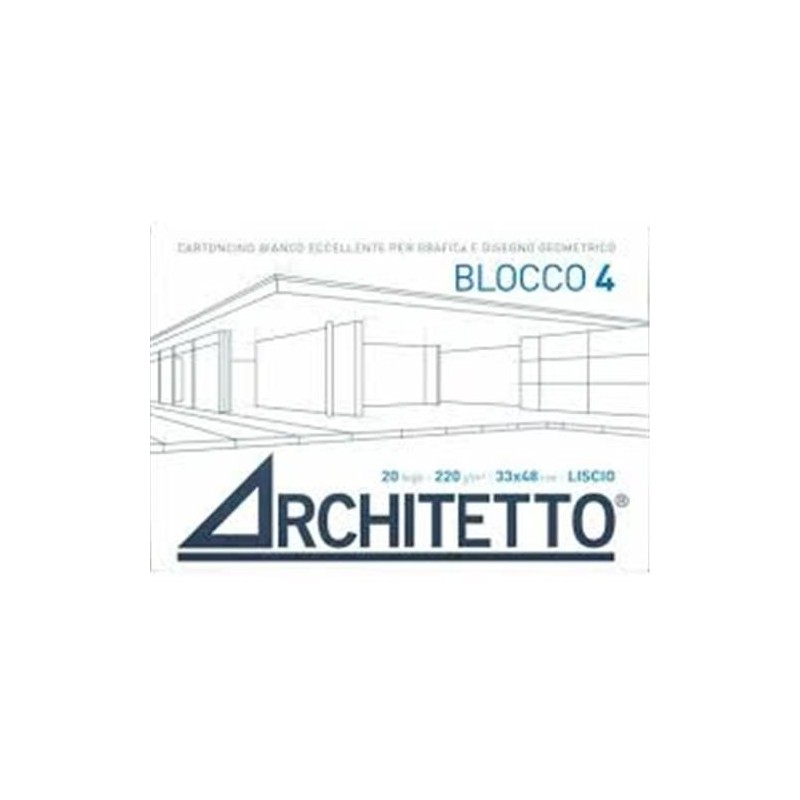 Blocco architetto F4 liscio 24x33 | Starclean