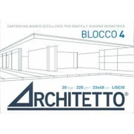 Blocco architetto F4 liscio 24x33 | Starclean