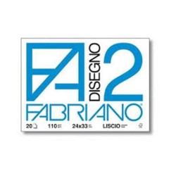 Blocco fabriano F2 liscio 24x33 | Starclean