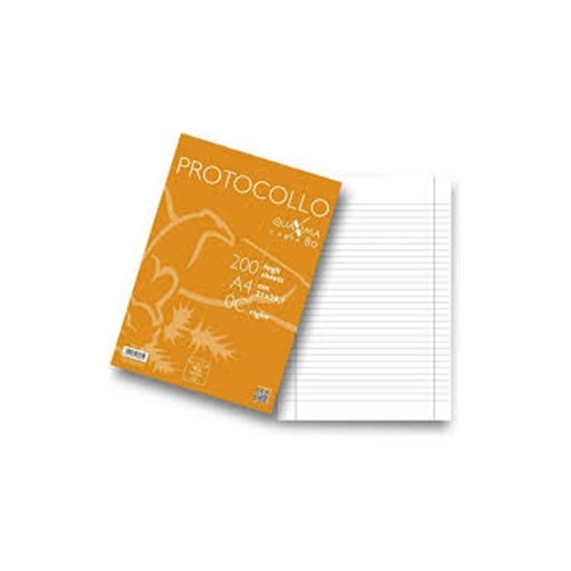 Fogli protocollo CCF 200 80 gr | Starclean