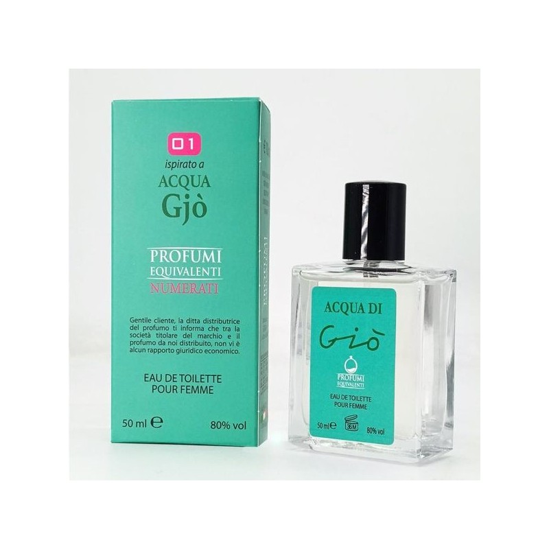 Profumo 50 ml 701 acqua DI GIO | Starclean