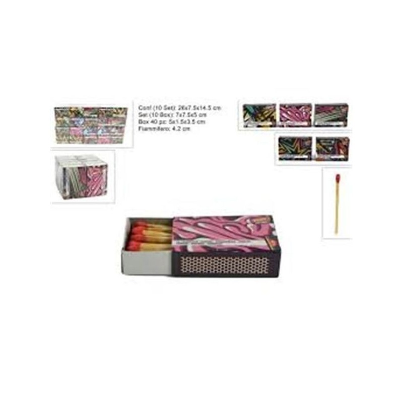 Fiammiferi 40 pz SET da 10 BOX 40806005 | Starclean