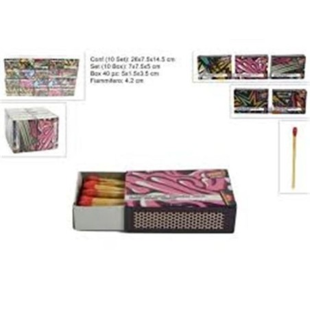 Fiammiferi 40 pz SET da 10 BOX 40806005 | Starclean