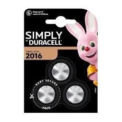 Duracell bottone X3 CR 2016 | Starclean