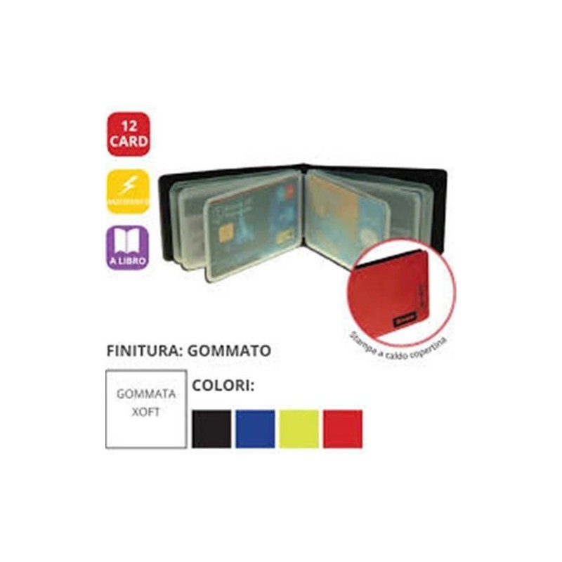 Portacard 12 scomparti A libro | Starclean