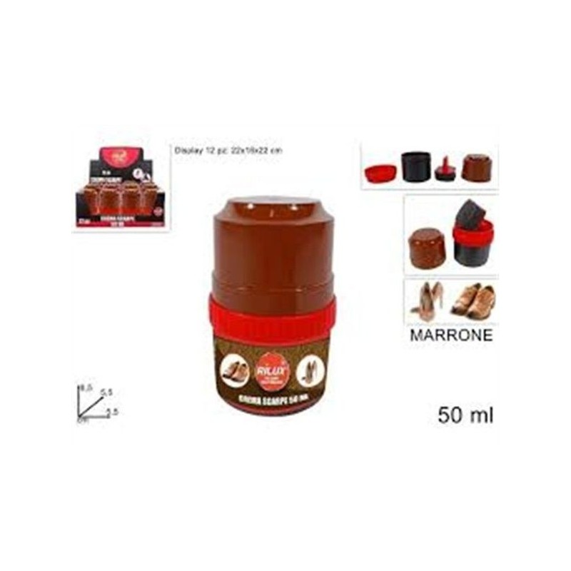 Crema per scarpe 50 ml marrone | Starclean