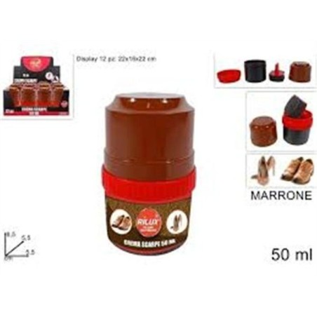 Crema per scarpe 50 ml marrone | Starclean