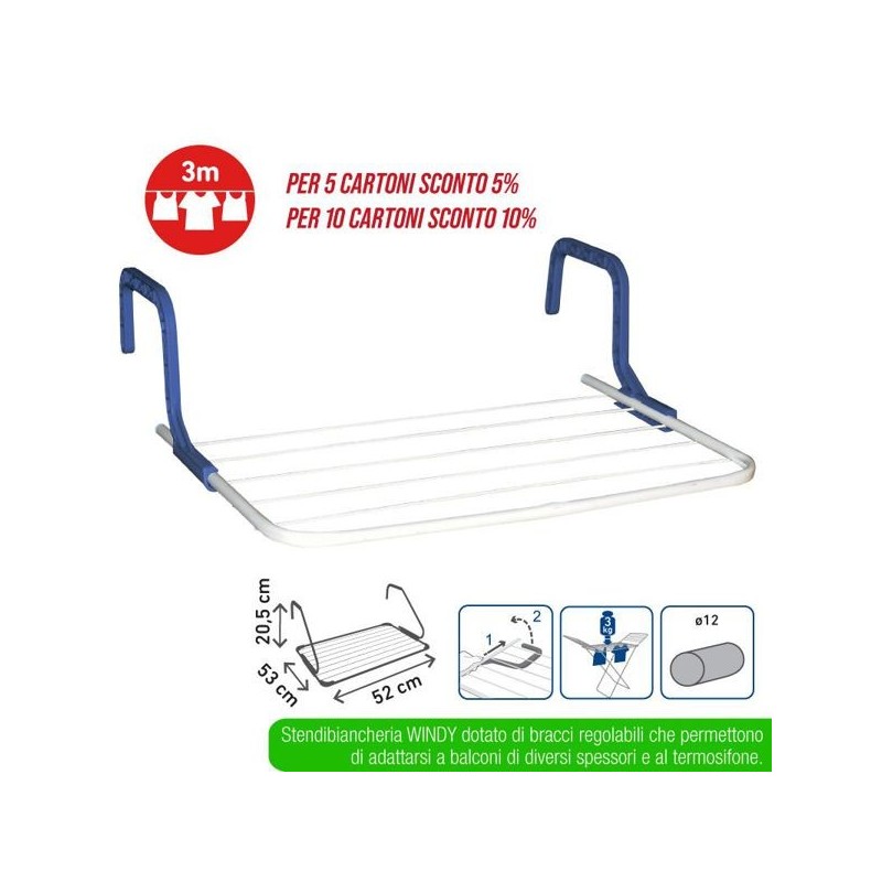 Stendibiancheria windy 3 m diame | Starclean