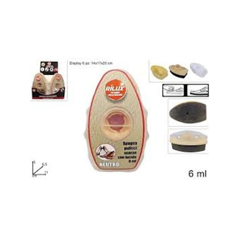 Pulisci scarpe spugna con lucido neutro | Starclean