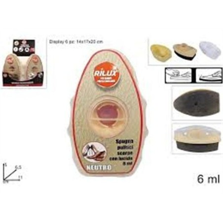 Pulisci scarpe spugna con lucido neutro | Starclean