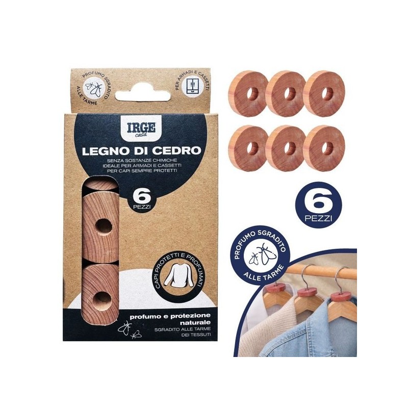CDV LEGNO DI CEDRO 6 DISCHI