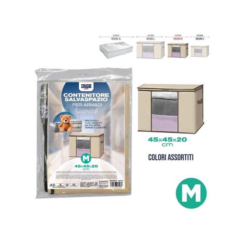 CDW CONTENITORE SALVASPAZIO 45X45X20CM