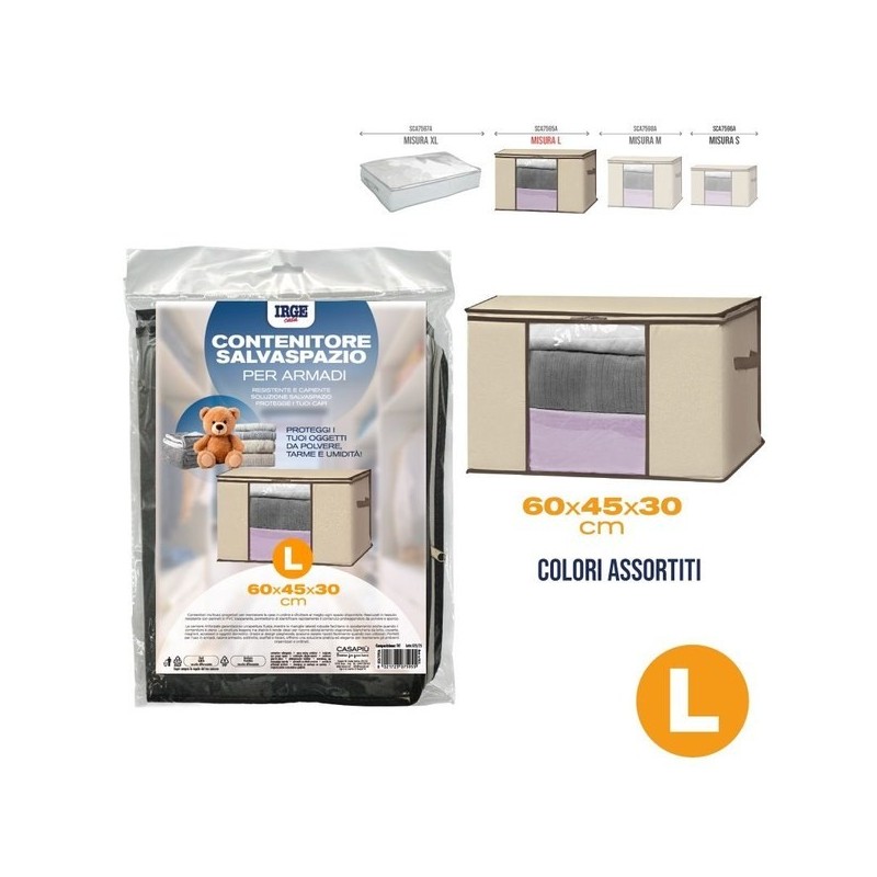 CDW CONTENITORE SALVASPAZIO 60X45X30CM