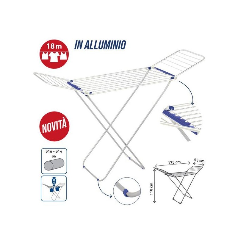 Stendino alluminio 18 metri | Starclean
