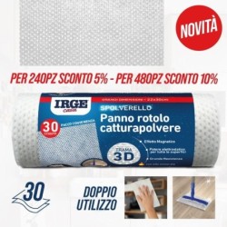 ABE ROTOLO PANNO CATT.POLVERE 30PZ 22X30