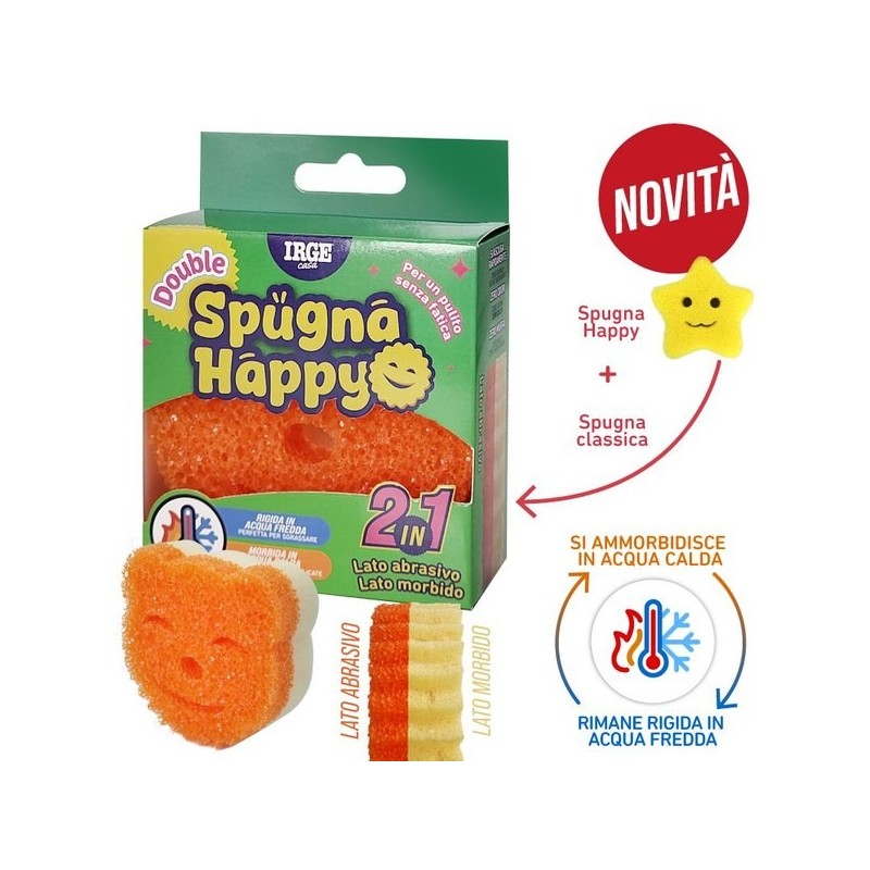 AEB SPUGNA HAPPY DOUBLE 10X10X4CM