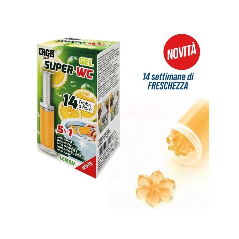 CAG DEO WC GEL 14 STAMPI LEMON 45GR