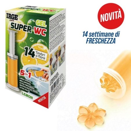 CAG DEO WC GEL 14 STAMPI LEMON 45GR