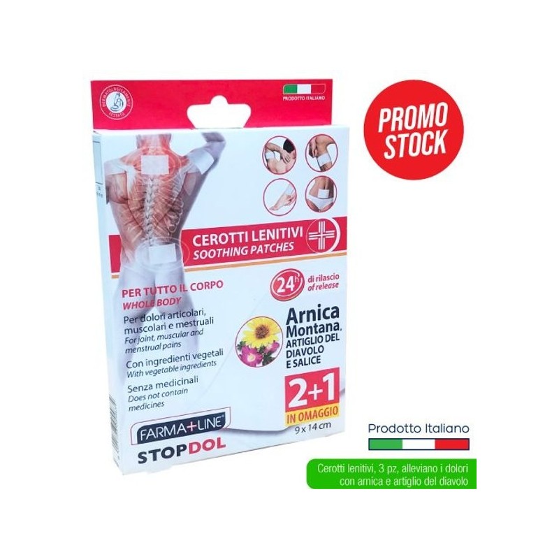ABM CEROTTI DOLORI MUSCOLARI 2+1PZ FARM