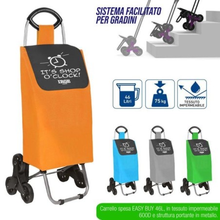 Carrello spesa sprint 46l 3 ruote | Starclean