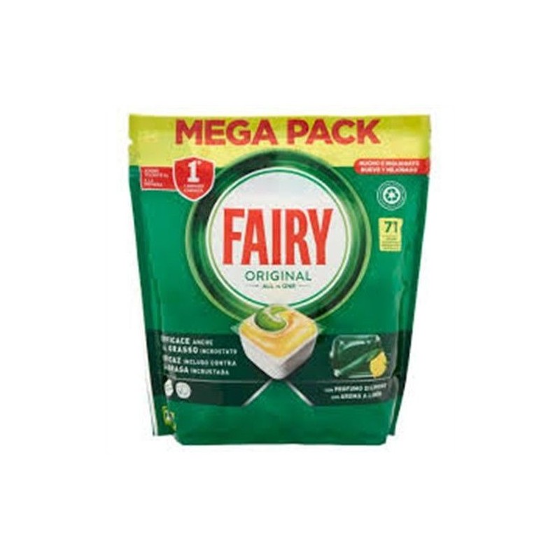 FAIRY CAPS LAVASTOVIGLIE LEMON 71 PZ