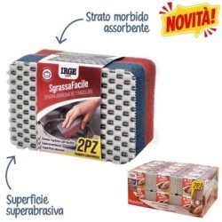 AFJ SPUGNA SGRASSAFACILE RETTANGOLARE 2P
