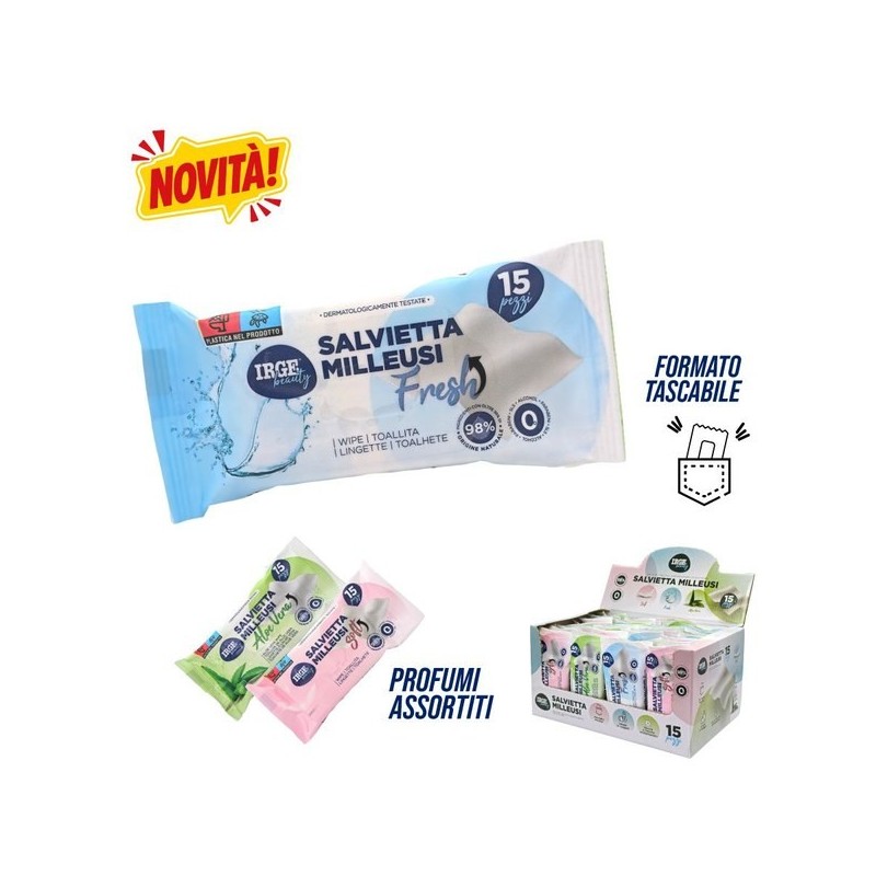 ABR SALVIETTE PROFUMATE 15PZ IRGE BEAUTY