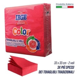 BFE TOVAGLIOLO 2V 33X33 ROSSO 30PZ