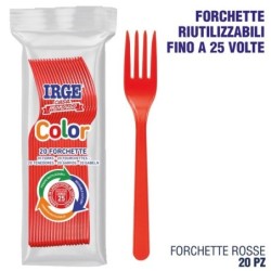 ADZ FORCHETTA PP ROSSA 20PZ