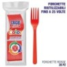 ADZ FORCHETTA PP ROSSA 20PZ