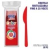 ADT COLTELLO PP ROSSO 20PZ