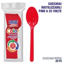 ADX CUCCHIAIO PP ROSSO 20PZ