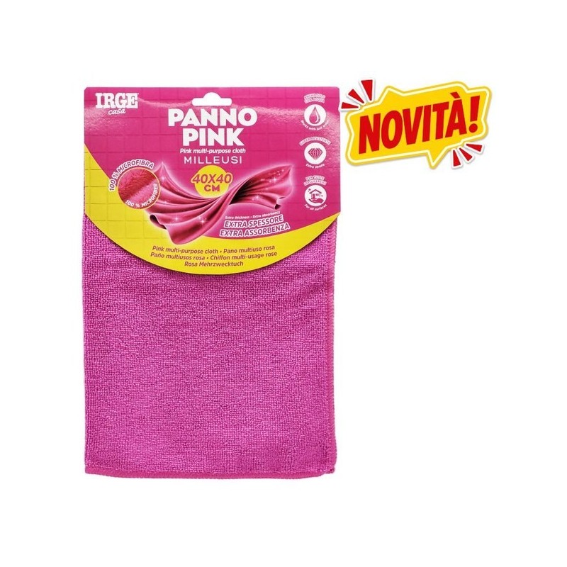 AEA PANNO MICROFIBRA PINK 40X40CM