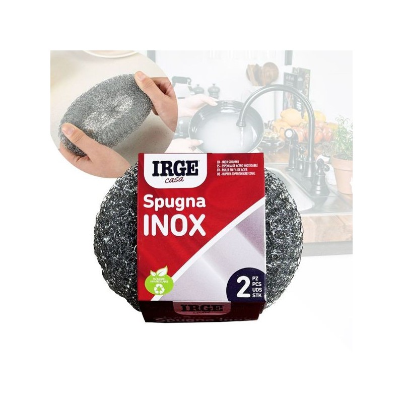 ABY SPUGNA ACCIAIO 2PZ IRGE 30gr