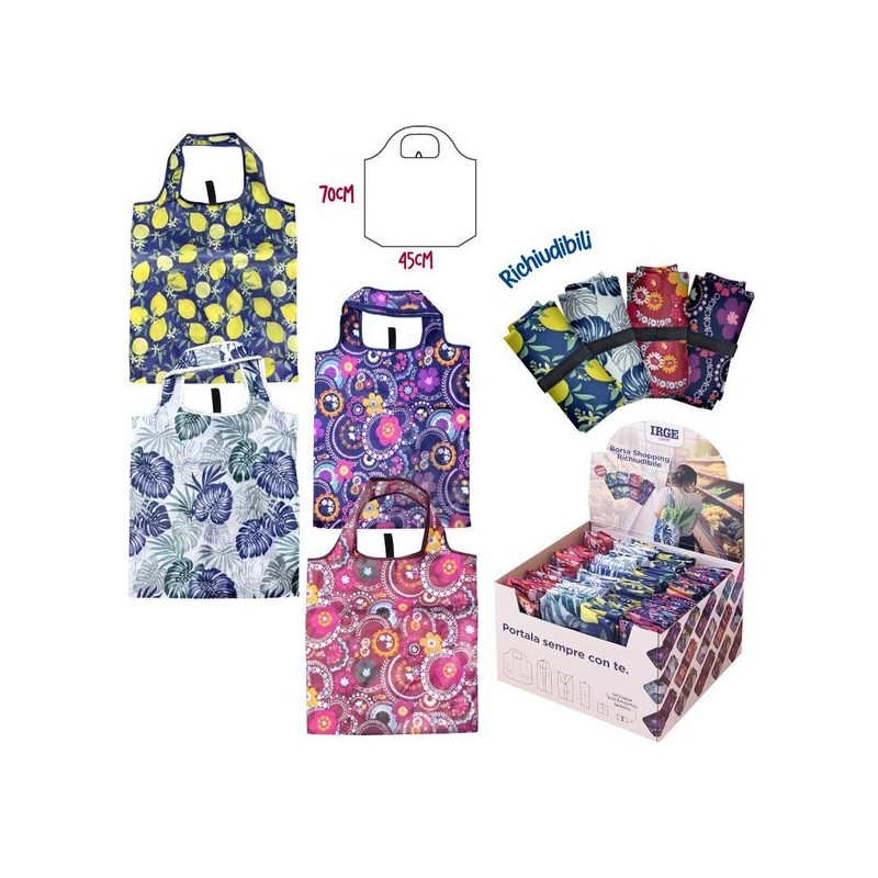 CGB SHOPPER PIEGHEVOLE DESIGN 45X70CM