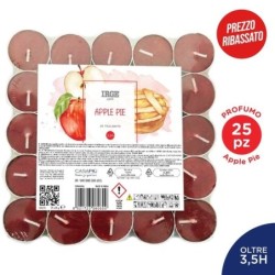 FBV CANDELA 25 TEALIGHTS APPLE PIE