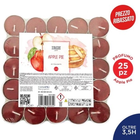 FBV CANDELA 25 TEALIGHTS APPLE PIE