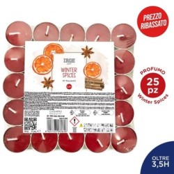 FBX CANDELA 25 TEALIGHTS WINTER SPICES
