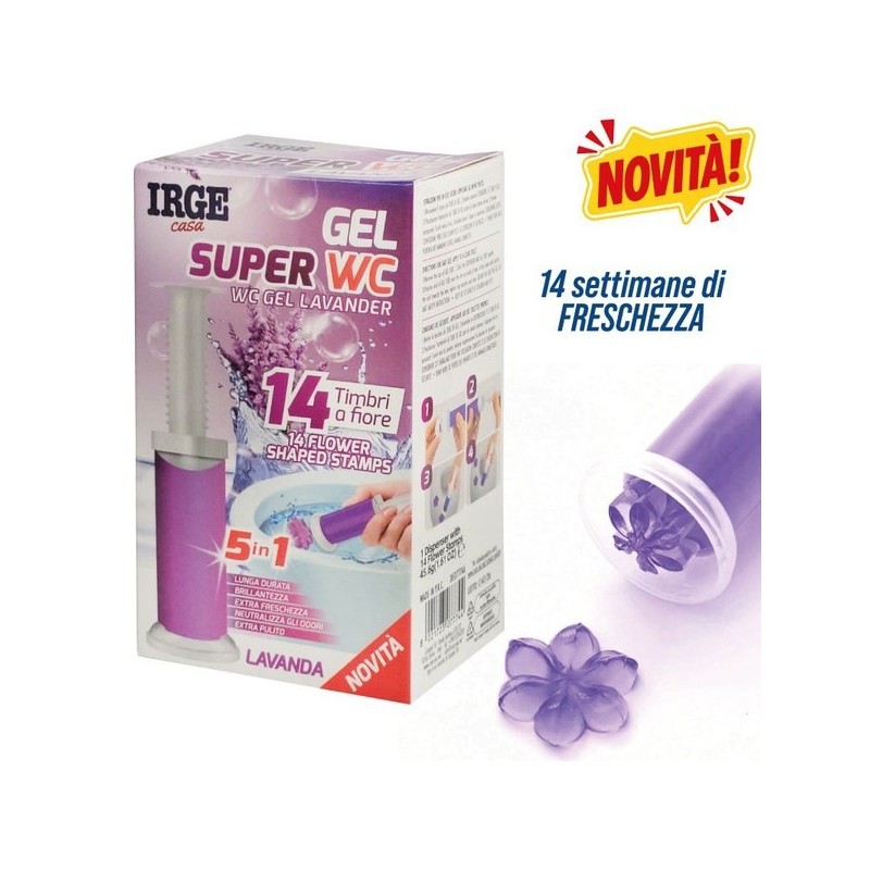 CAG DEO WC GEL 14 STAMPI LAVANDA 45GR