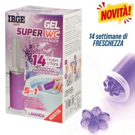 CAG DEO WC GEL 14 STAMPI LAVANDA 45GR