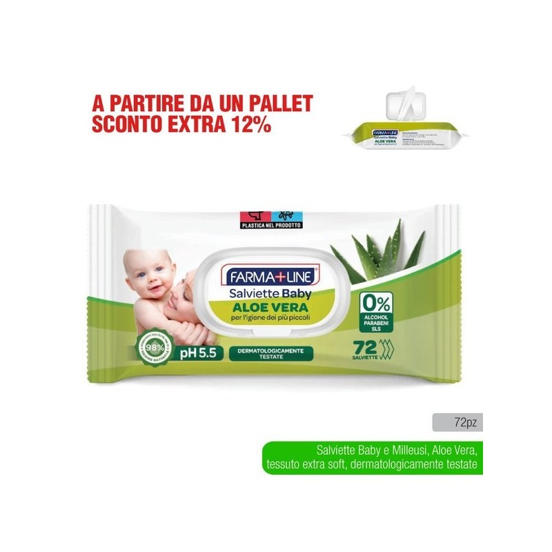 ADV SALVIETTE FARMA 72 PZ C/POP UP ALOE