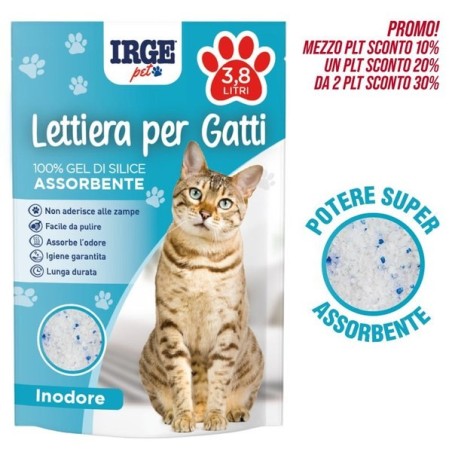 ABC LETTIERA GATTI GEL DI SILICE 3,8L