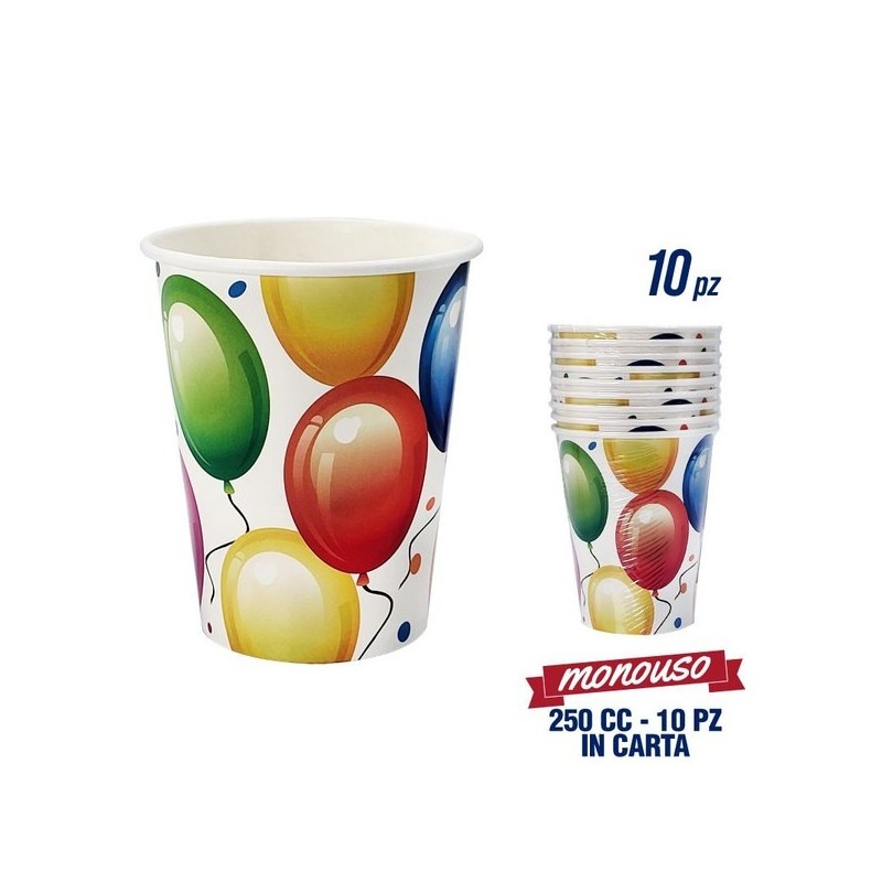 ABC BICCHIERI 10 PZ PARTY